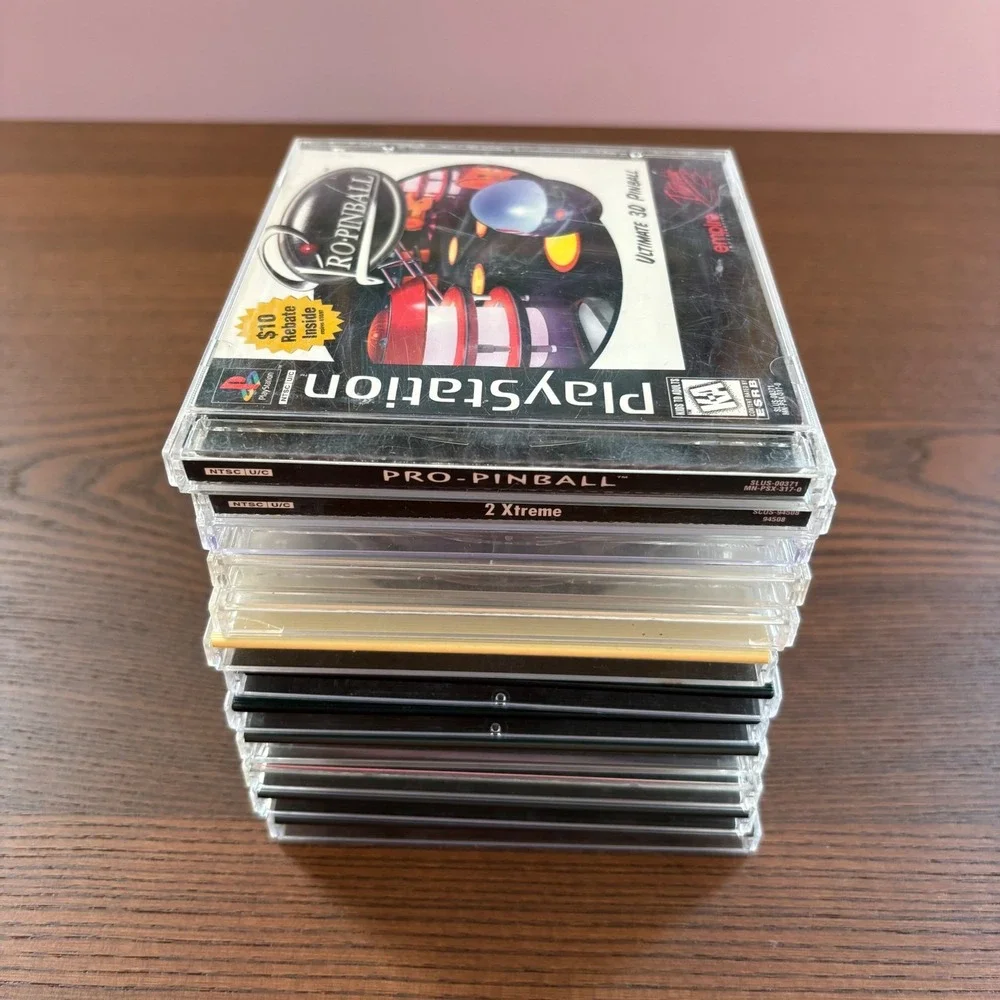 Sony PlayStation 1 PS1 Video Game Lot 12 Games Spyro Driver 2 Madden Good Bundle